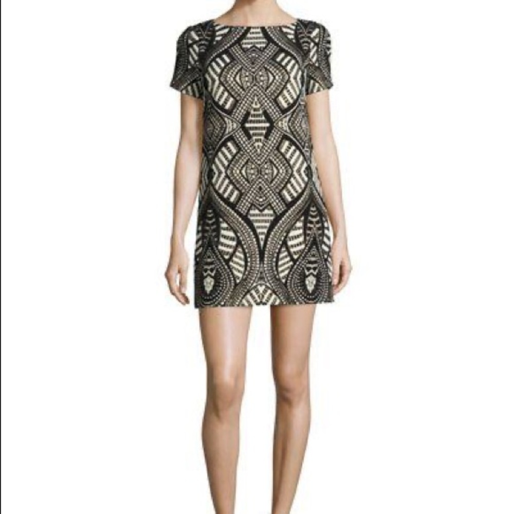 Alice + Olivia Geometric Pattern Dress
